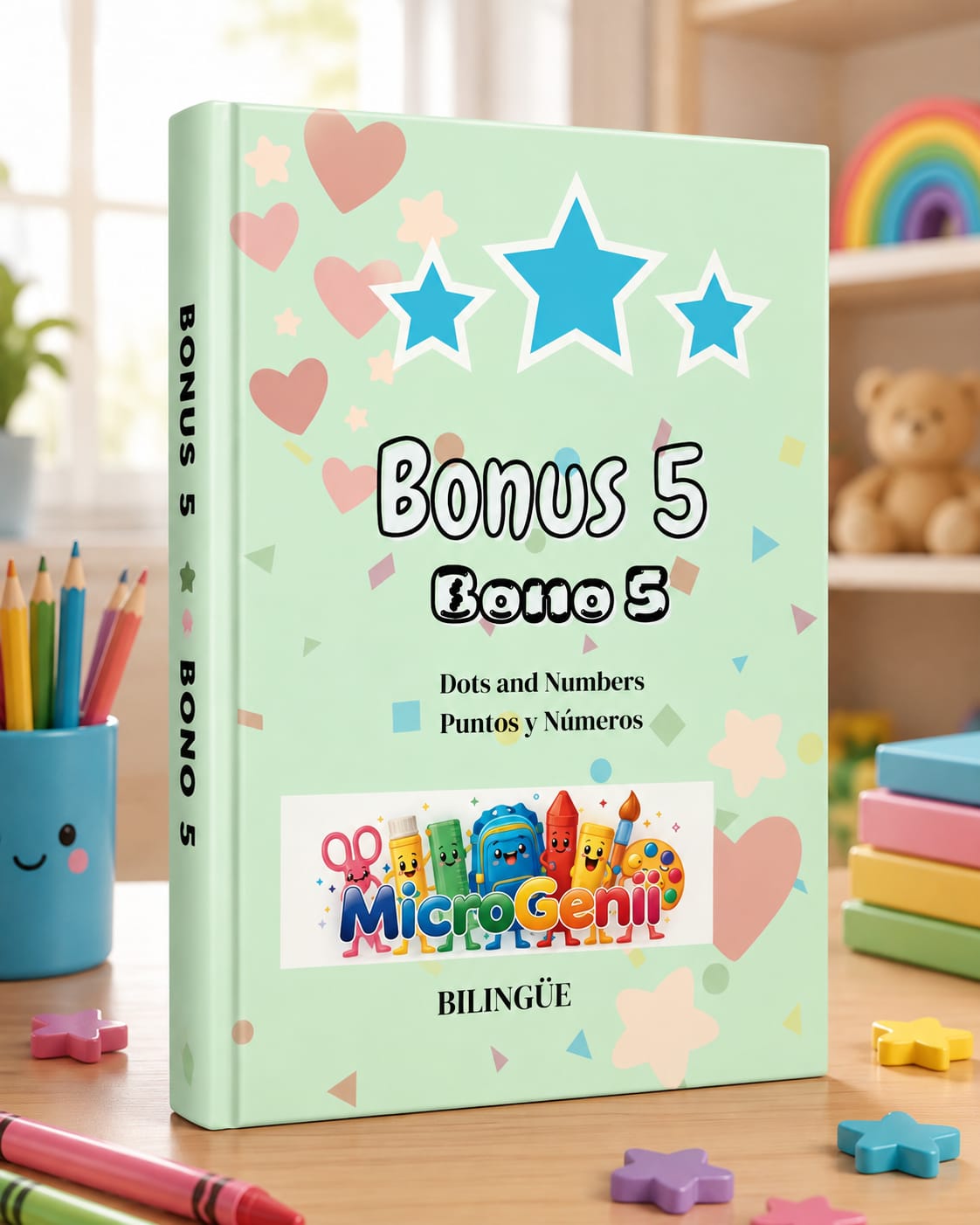 Portada del BONUS 5 de Little Hands: puntos y números