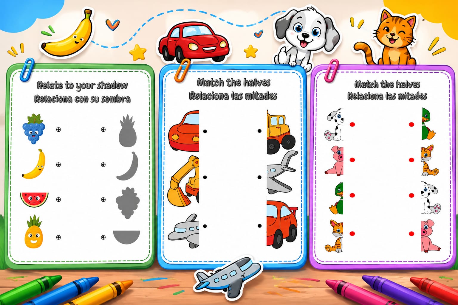 Páginas internas del BONUS 4: actividades de razonamiento lógico en inglés y español