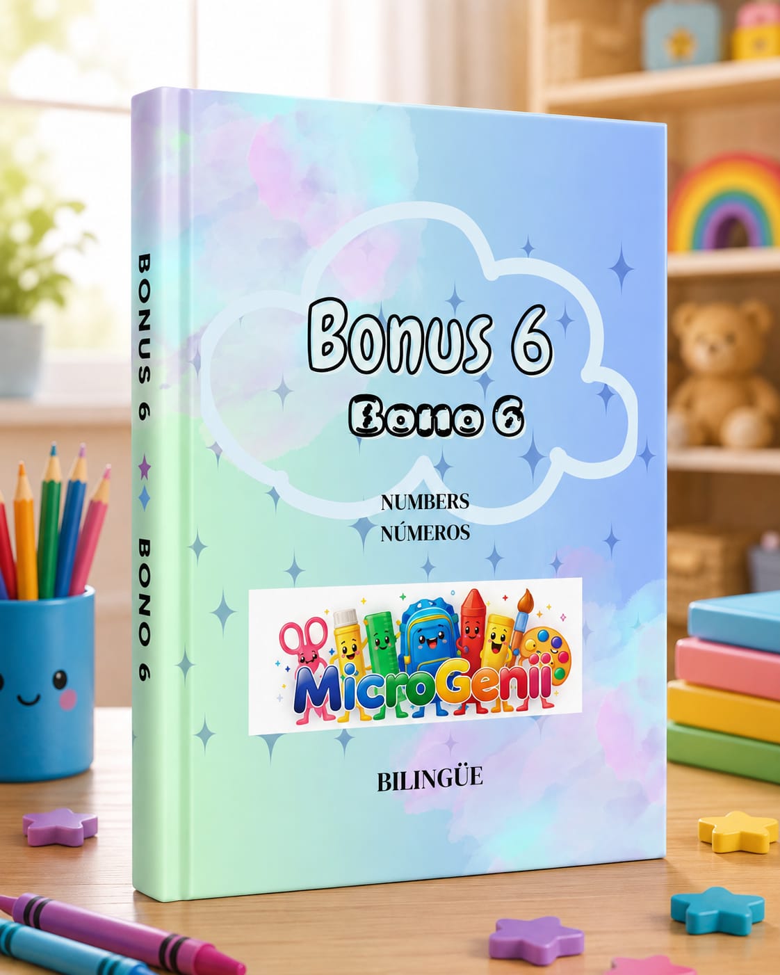 Portada del BONUS 6 de Little Hands: números y cantidad