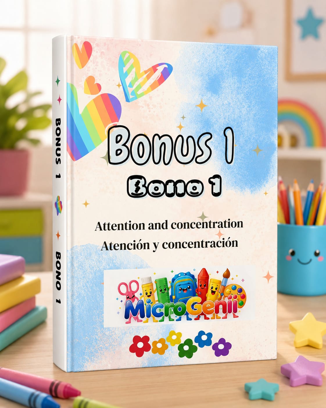 Portada del BONUS 1 de Little Hands: atención y concentración